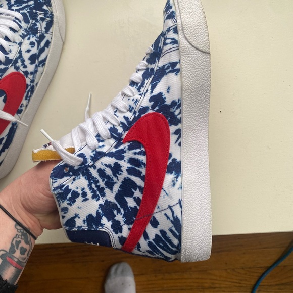2020 NIKE BLAZER MID ‘77 VINTAGE “BLUE TIE-DYE”SIZE 9 - Picture 9 of 11
